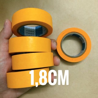Băng keo giấy chặn màu - Cam 1,8cm
