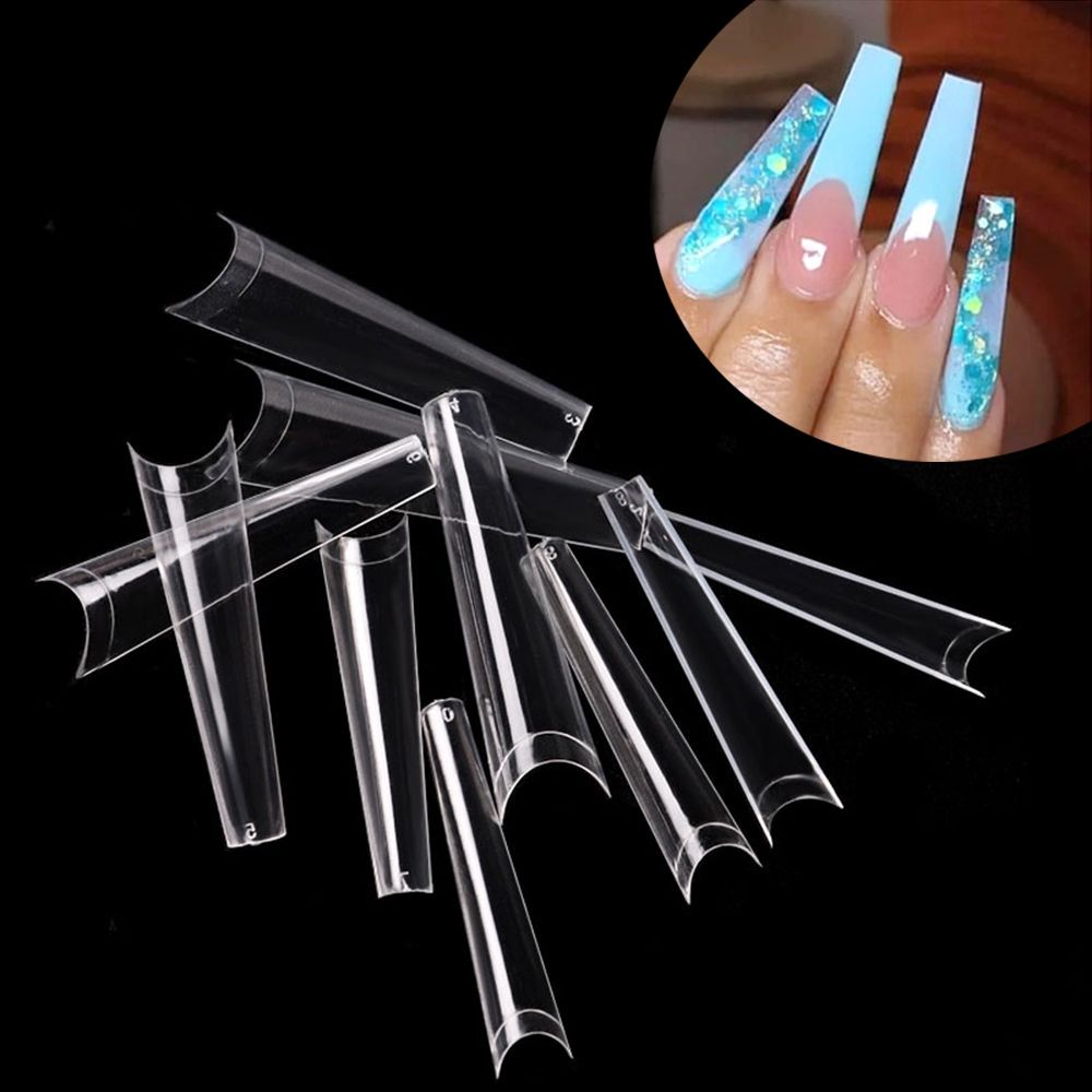 Vỏ Acrylic Trong Suốt 12 Kích Cỡ Chuyên Dụng Trang Trí Móng Tay Nghệ Thuật