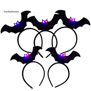 Cài tóc hình dơi phát sáng cho tiệc Halloween