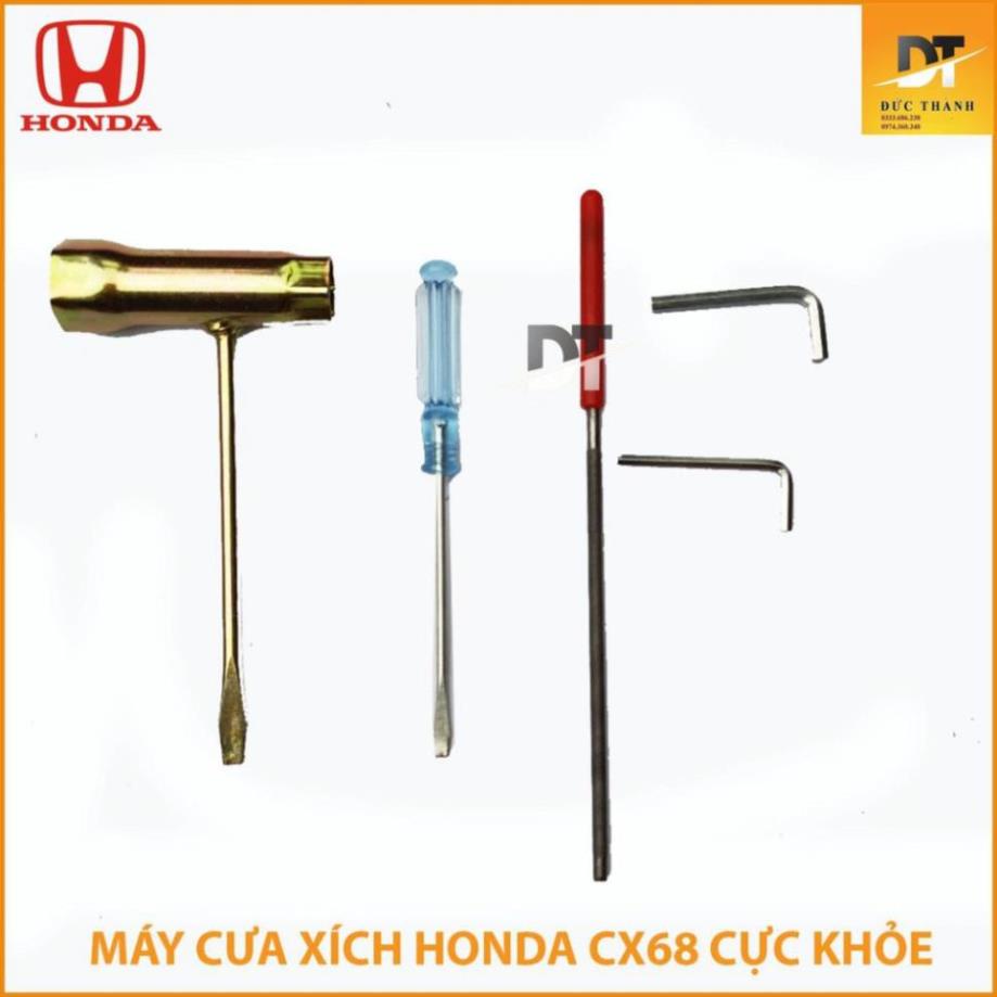 Máy cưa xích chạy xăng CX68  SIÊU KHỎE  LAM 5 TẤC, CƯA MÁY CẦM TAY_LT