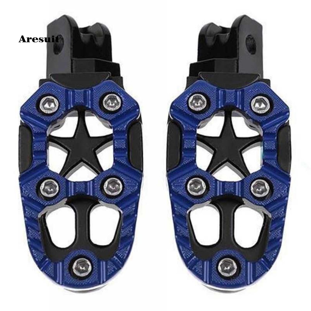 Set 2 Gác Chân 8mm Bằng Kim Loại Cho Xe Mô Tô Địa Hình