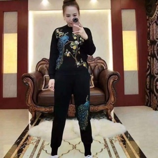 Bộ len chim công cao cấp hàng quảng châu