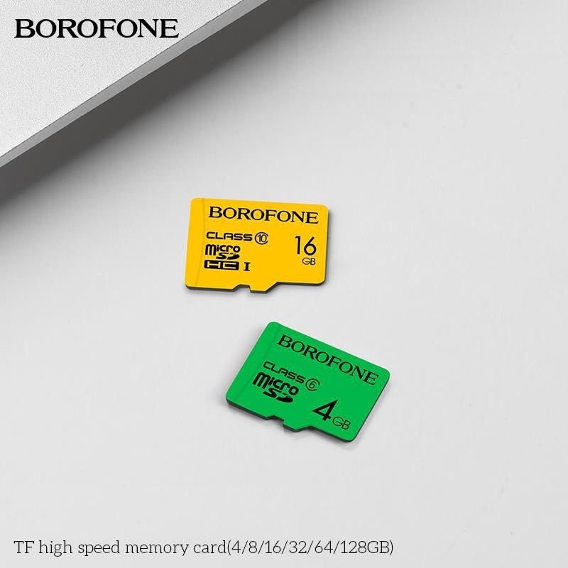 Thẻ Nhớ Micro SDXC Card Borofone Class 10 Chính Hãng - Đầy Đủ Dung lượng (4G/8G/16G/32G/64G)