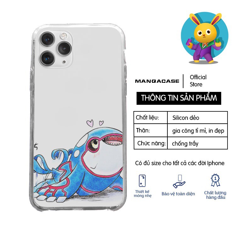 Ốp Lưng MANGA pokemon cá cho iphone 5 - iphone 12 DEAPOD00442