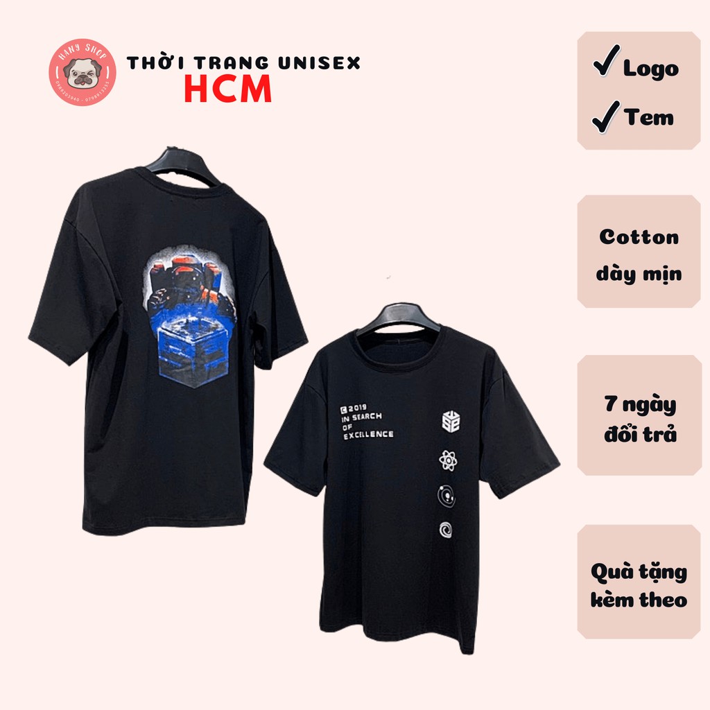 Áo thun tay lỡ form rộng SWE Phi Hành Gia, hình in to và cực đẹp, đầy đủ logo và tem, phong cách Unisex AL50