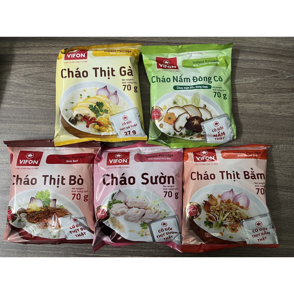 Cháo thịt bò  Vifon 70g