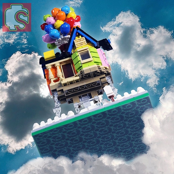 [Ship today] [635PCS] Lego city series moc trang trí nhà bong bóng nổi sáng tạo các hạt nhỏ lắp ráp khối xây dựng đồ chơi giáo dục trẻ em Quà tặng Lego