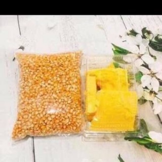 Bắp rang bơ ( Set cả ngô+ bơ gói 120gr)