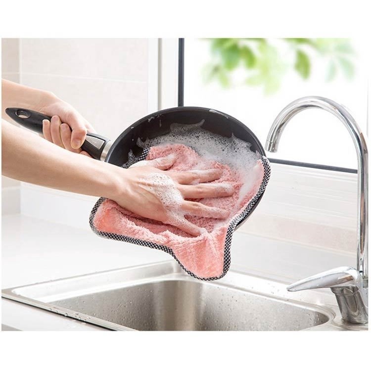 Combo 2 Khăn lau bát đĩa, Khăn lau tay, khăn lau bếp 2 mặt 26 26x26cm