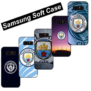 Ốp lưng hình logo câu lạc bộ Manchester city cho Samsung Galaxy S10 S9 S8 Plus S7 S6 Edge
