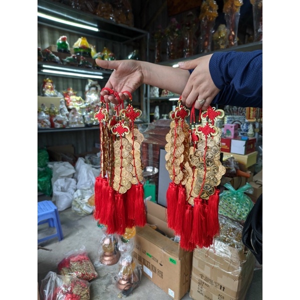Dây 5 Hoa Mai Ngũ Phúc Kim Tiền Mạ Vàn.g Cao Cấp