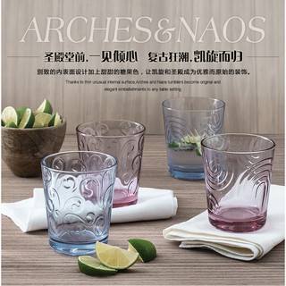 [ĐỦ MÀU - ITALIA] Bộ 6 Ly thủy tinh Naos 29.5cl (Bormioli Rocco)