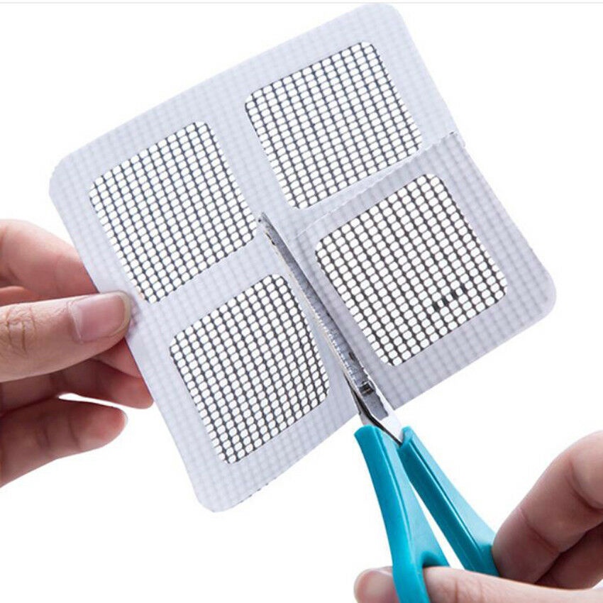 Bộ 3 Miếng Dán Sửa Chữa Màn Cửa Chống Côn Trùng / Muỗi / Côn Trùng Tiện Dụng