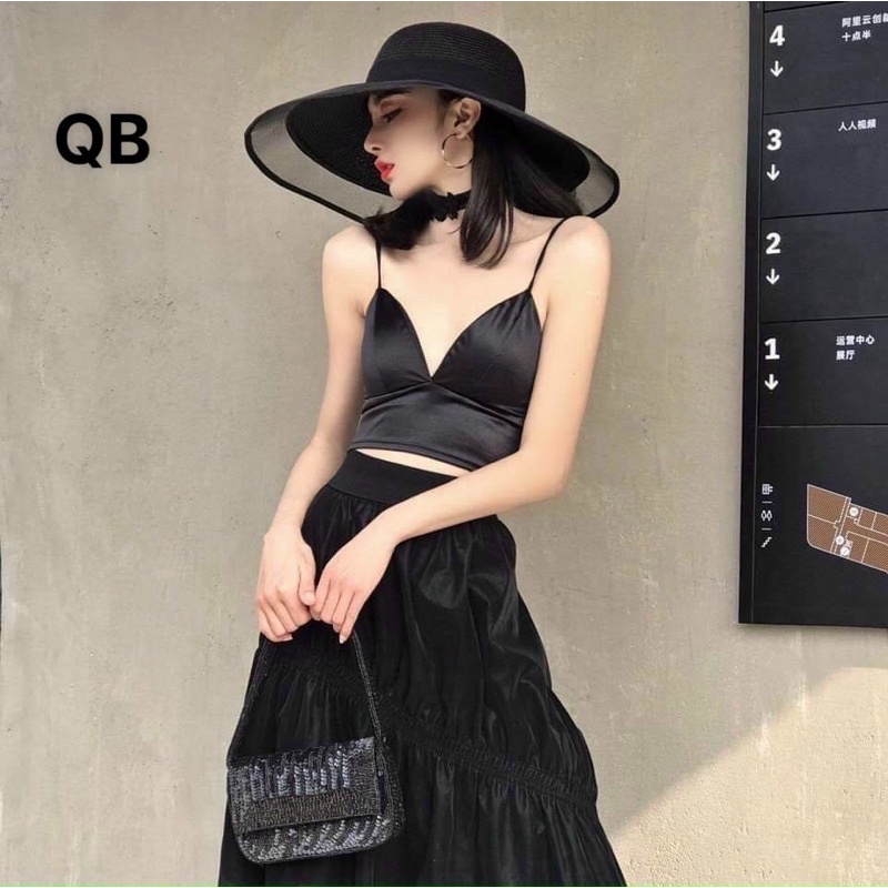 Mũ cói rộng vành lưới viền Poly MA.I.S.ON đóng gói hộp to không bị hỏng form đi biển dạo phố