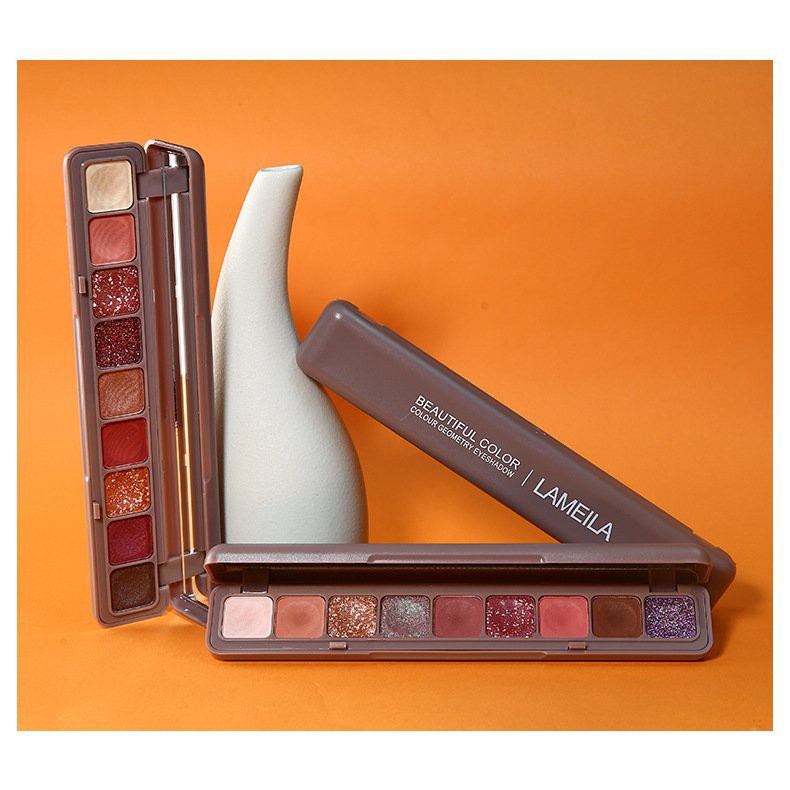 🌷 Phấn Mắt Nhũ Lameila Shadow 9 Ô 3600 Kèm Gương Nội Địa 🌷 | BigBuy360 - bigbuy360.vn