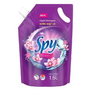 Nước giặt xả SPY PLUS 2in1 1,6 L - Hương nước hoa Pháp - Diệt Khuân