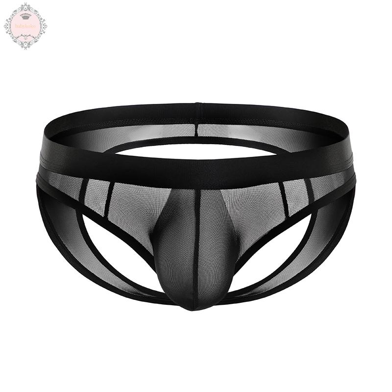 Quần lót lọt khe bằng lưới co giãn thoáng mát cho nam