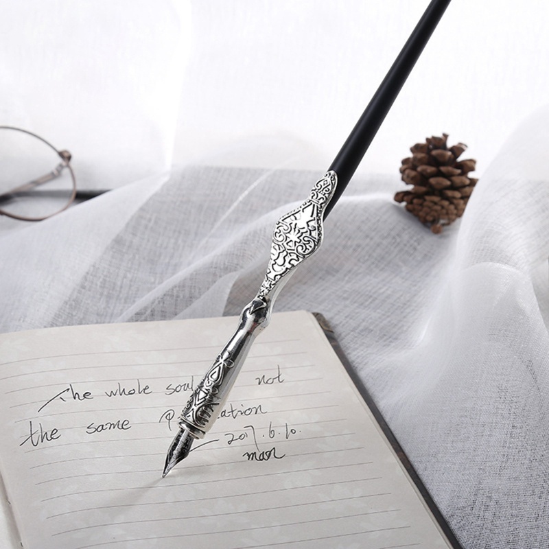 Ran Bút Viết Thư Pháp Bằng Kim Loại Tinh Tế Cổ Điển Cho Nam Nữ Trong Đám Cưới