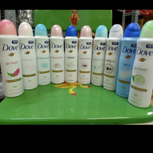 Xịt khử mùi toàn thân Dove pure 150ml | BigBuy360 - bigbuy360.vn