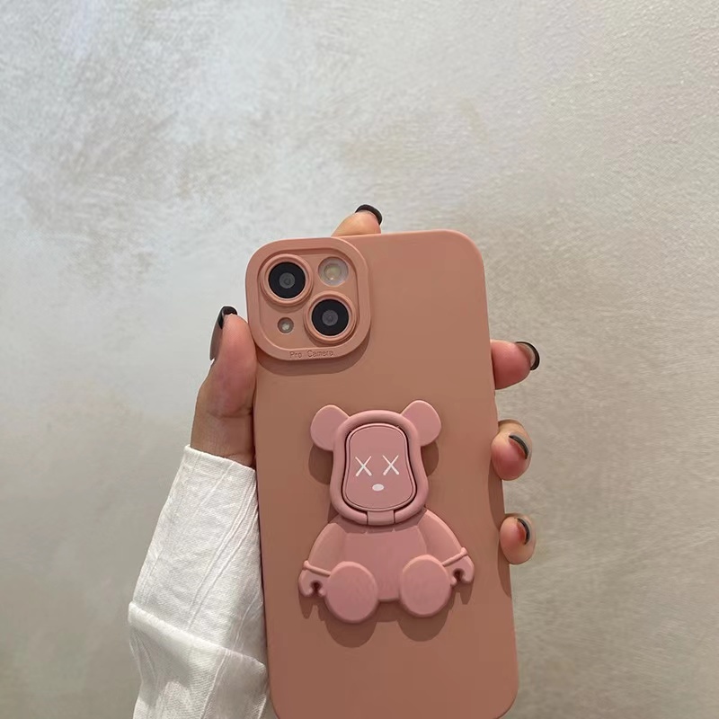 Ốp Điện Thoại Có Giá Đỡ Hình Gấu Cho iphone 13 Pro Max i13 13pro 11 Pro Max i11 iX XR Xs Max 12Pro 12 Pro Max