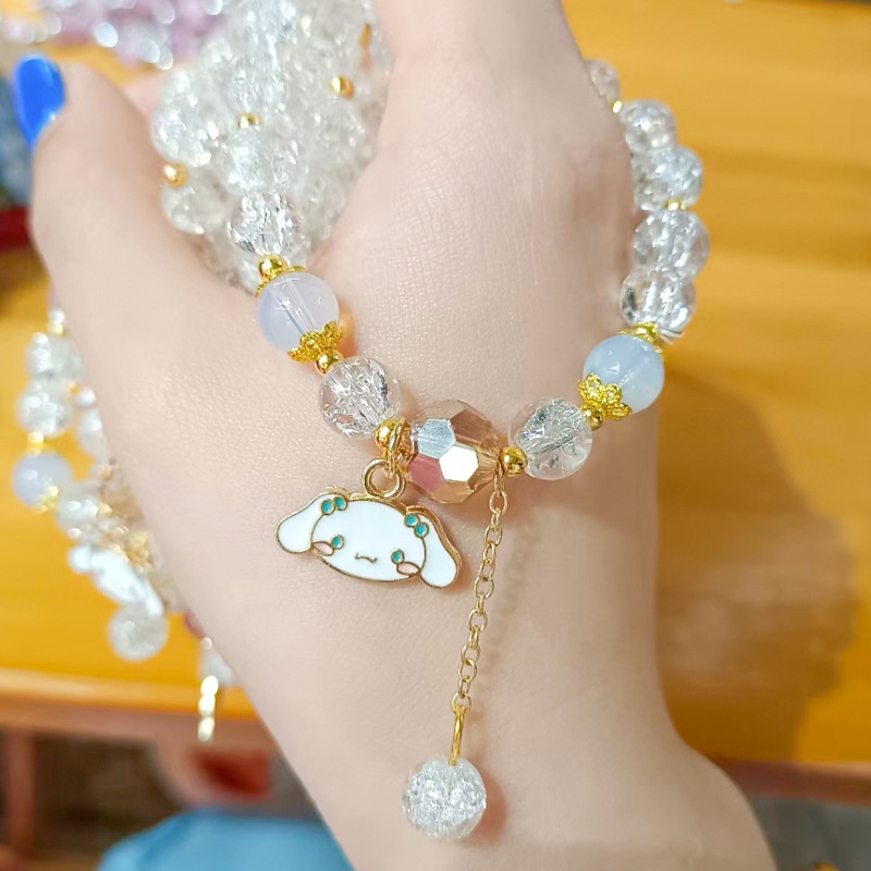 Dualswish Vòng Tay Dây Co Giãn Xỏ Hạt Pha Lê Nhiều Màu Phong Cách Bohemian Hàn Quốc Thủ Công Dành Cho Nữ (Phong Cách Ngẫu Nhiên