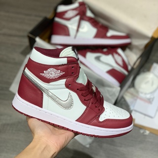 [Hàng cao cấp + Full Box + Tặng Tất] Giày J.D.1 High Bor.deaux