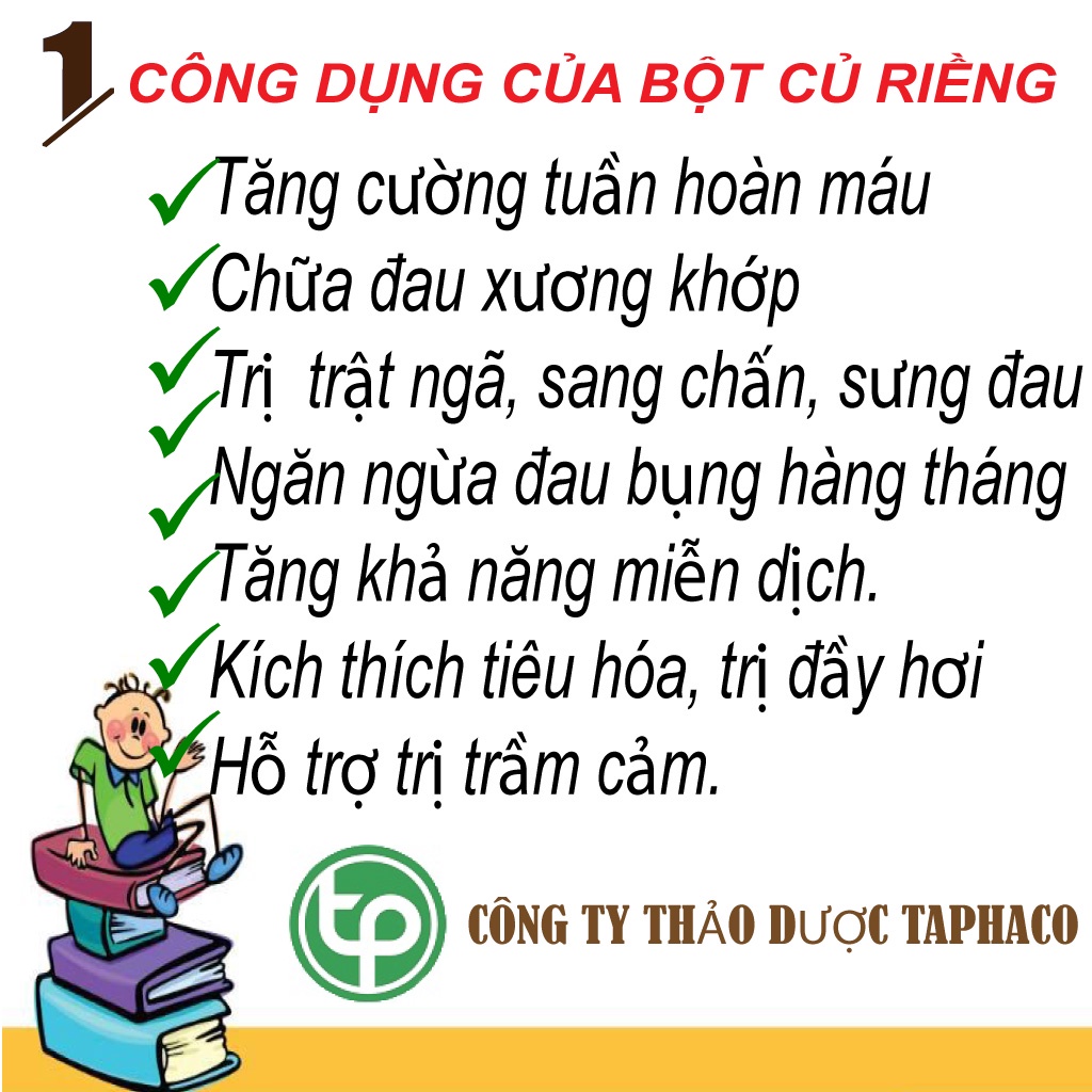 Bột củ riềng nguyên chất - Taphaco