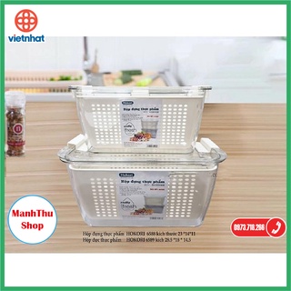 Siêu phẩm bộ đôi hộp thực phẩm Hokori 6588+6589- Nhựa việt nhật