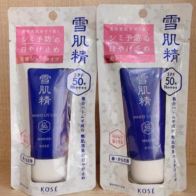 Kem Chống nắng KOSE Sekkisei White UV Gel  35g