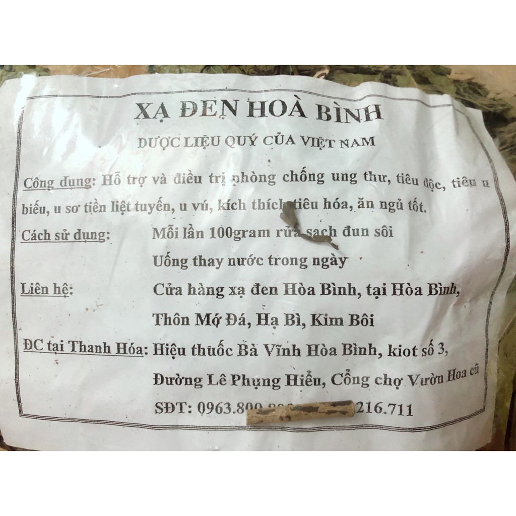 Xạ Đen Hòa Bình 1kg (Hàng chất lượng loại 1)