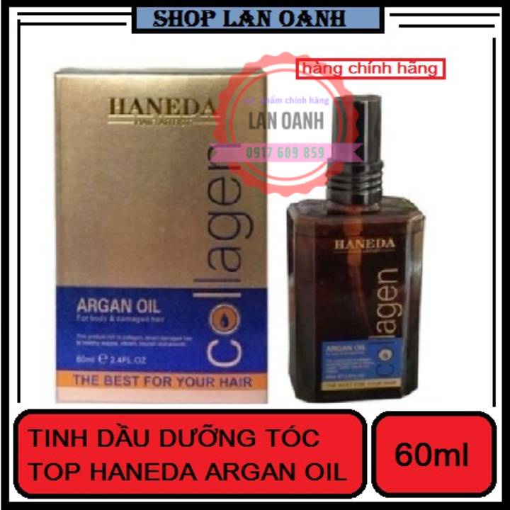 TINH DẦU DƯỠNG TÓC TOP HANEDA ARGAN OIL 60ML