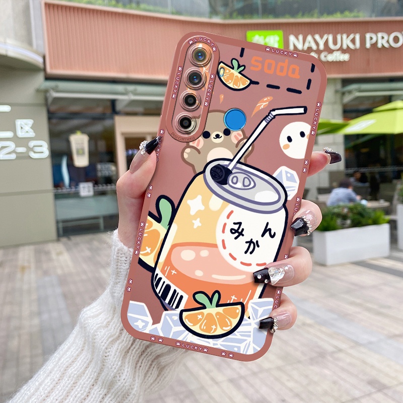 Ốp Điện Thoại Viền Vuông Chống Sốc Bảo Vệ Camera Cho Realme 5 5i 5s Realme 6i