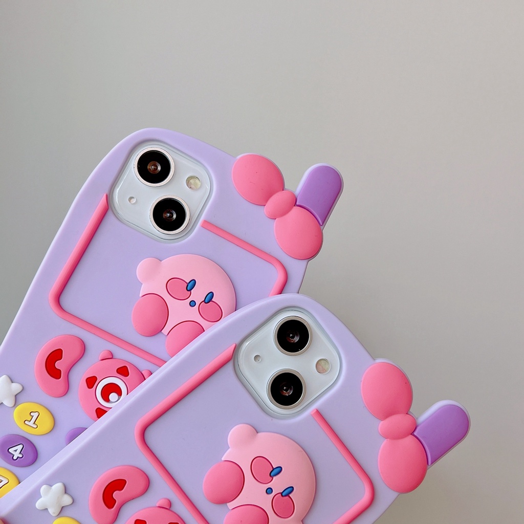 Ốp Điện Thoại Silicon Mềm Hình Điện Thoại nokia 3D Có Dây Đeo Cho iphone 13 pro max 12 pro max 11 pro max xs max xr x 6 6s 7 8 + plus