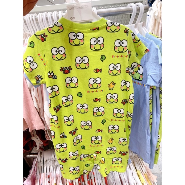 [HM AUTH] Set 2 bộ liền thân cộc tay hình CON ẾCH cho bé trai săn sale hàng chính hãng