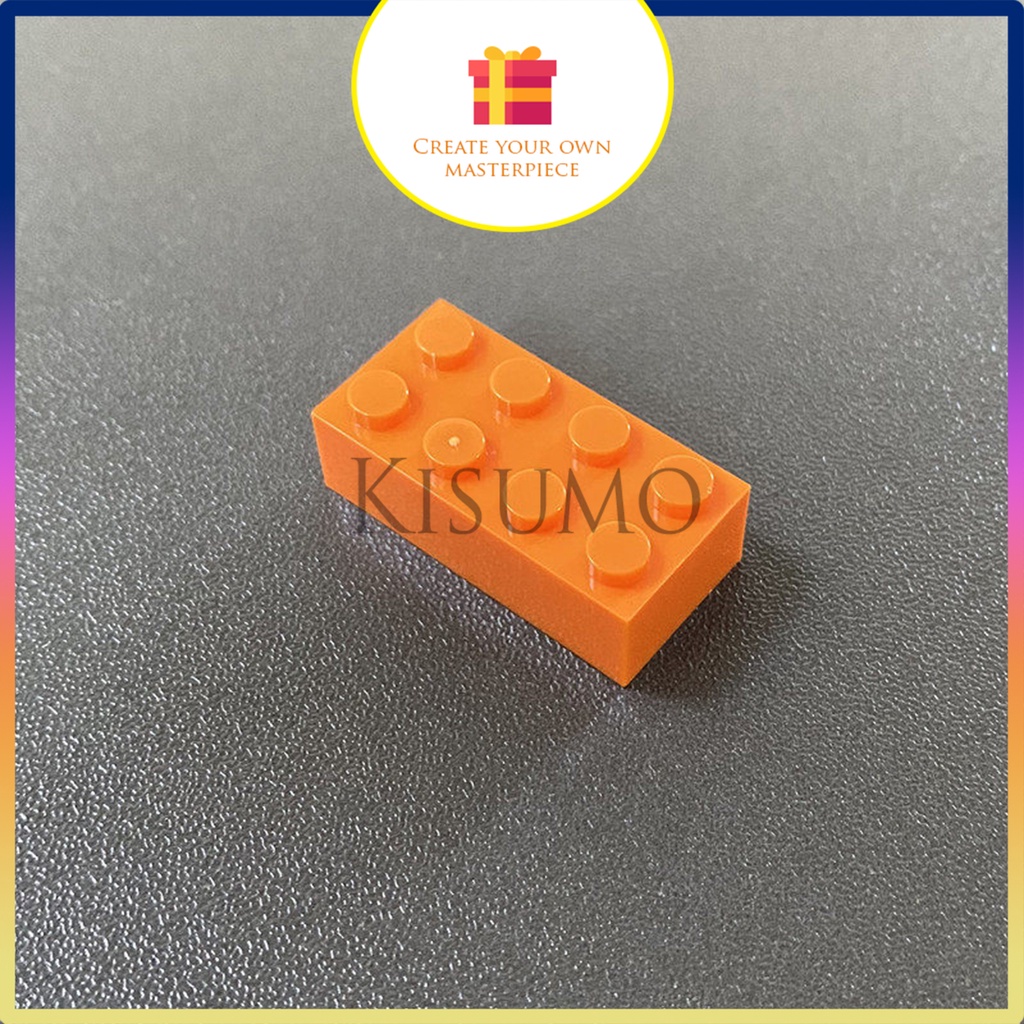 Đồ chơi giáo dục lắp ráp   logo moc combo 5 gạch cao 2x4 a18 3001