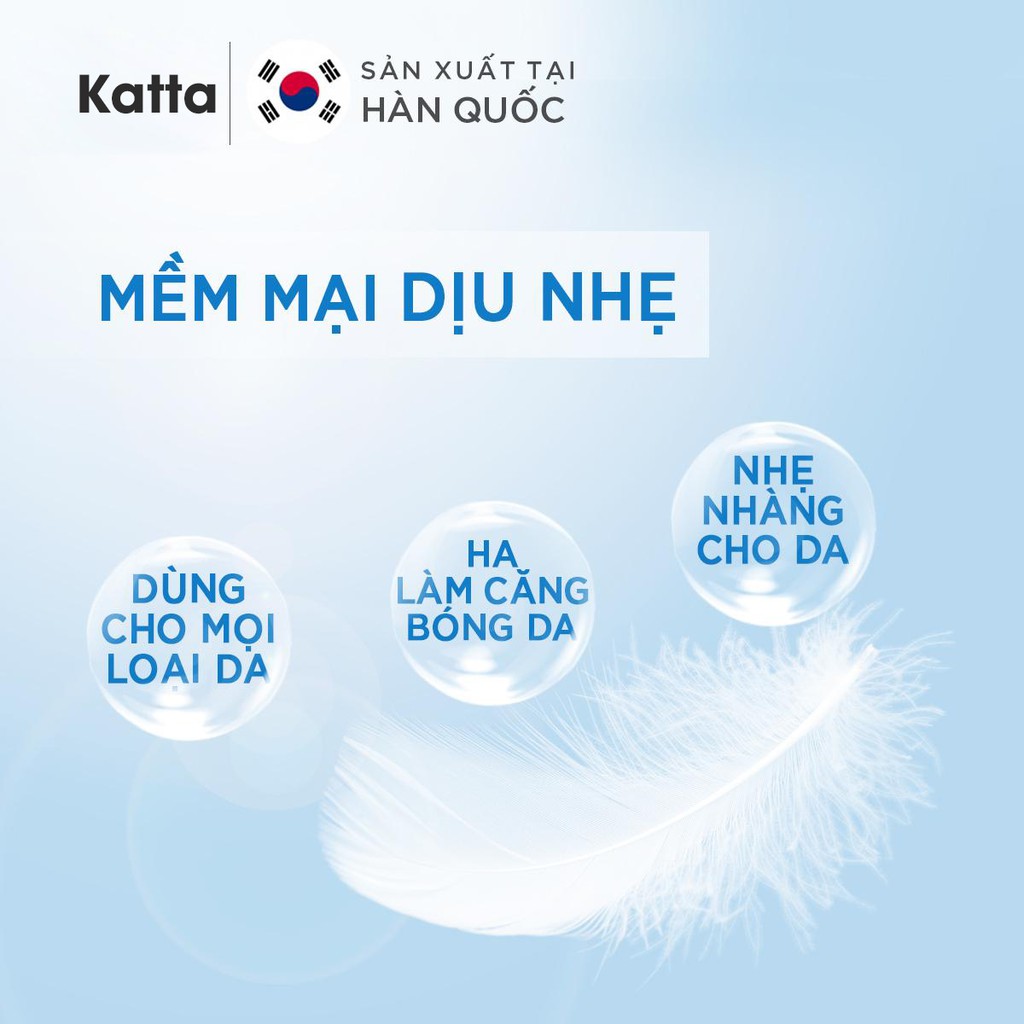 Bộ sản phẩm dưỡng trắng da mặt Hàn Quốc gồm kem dưỡng trắng da và mặt nạ rau má _Katta_LG_004_50ML&LG_001_23G