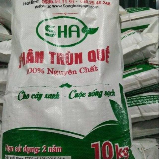 Phân trùn quế bao 10kg. Phân hữu cơ