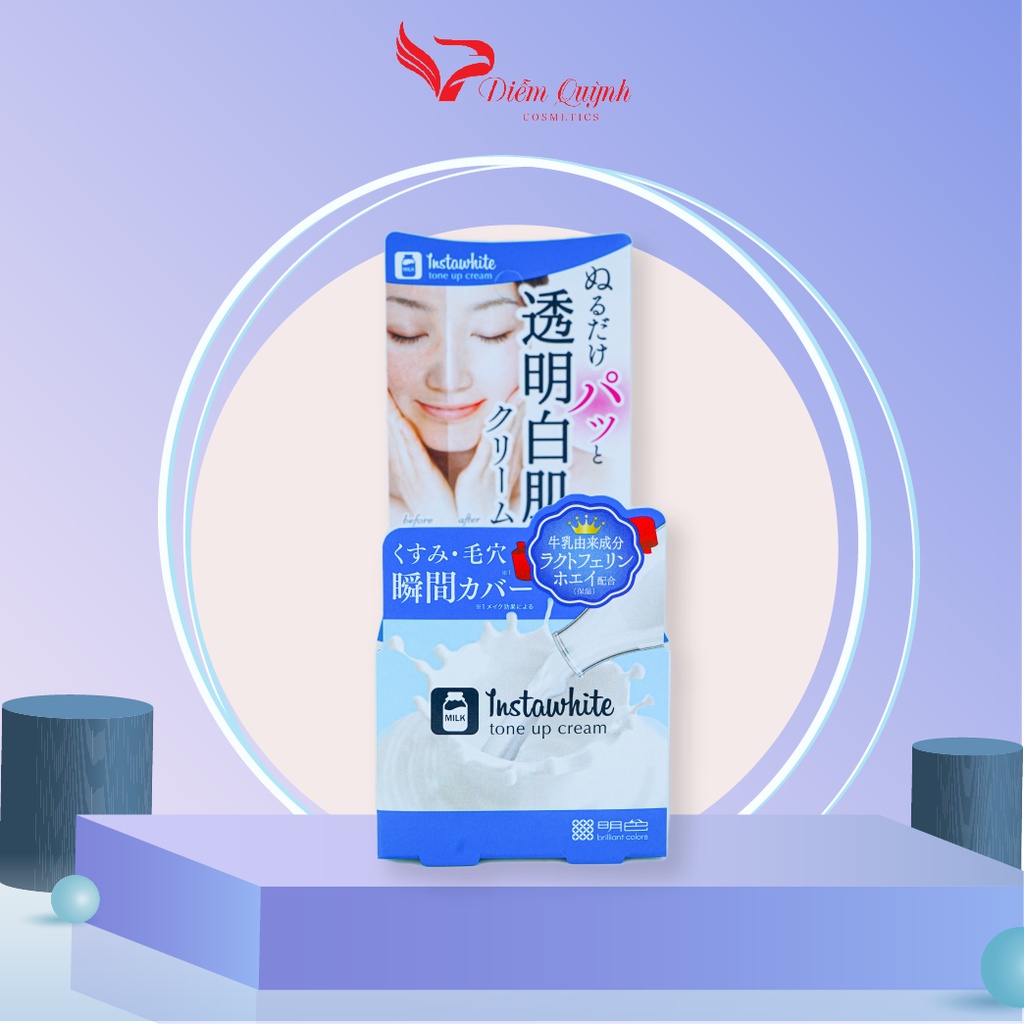 Kem Dưỡng Trắng Da nâng tông Instawhite Tone Up Cream Meishoku Nhật 50g
