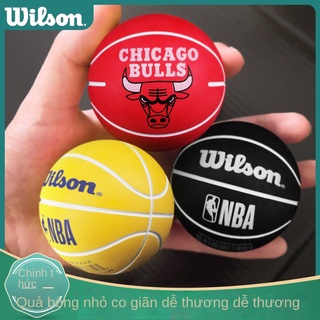 PWilson sẽ chiến thắng năm 2021 Bóng rổ mini mới Đội NBA Logo cao su Đồ chơi thú cưng dành cho trẻ em Quả trang trí