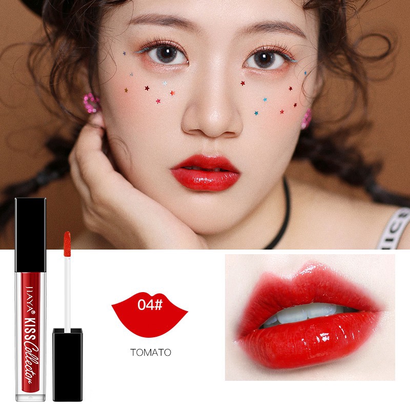 Son nước dưỡng ẩm chống thấm không phai tông màu đỏ bóng | BigBuy360 - bigbuy360.vn