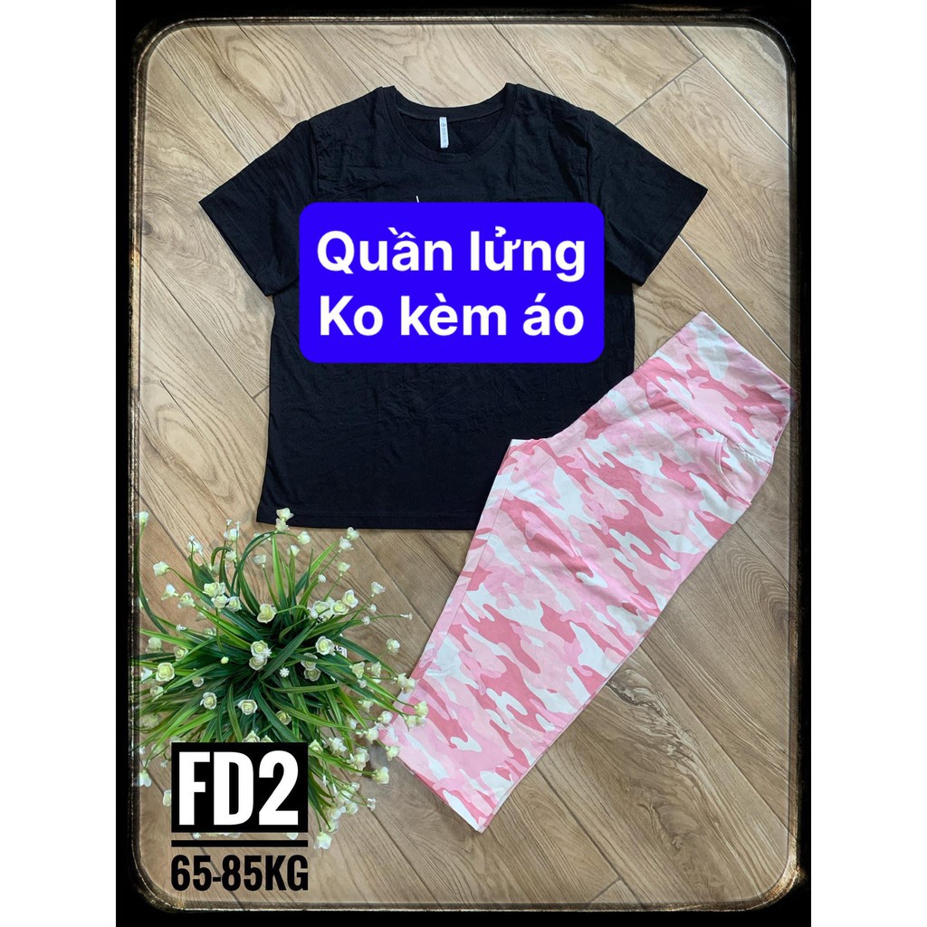 (65-85kg) Quần bigsize lửng thun cotton nhiều mẫu ❣️