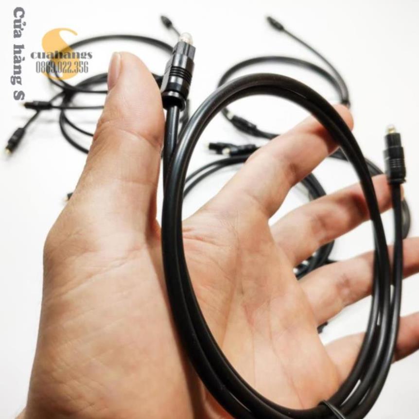Cáp Optical audio nhựa đen tiêu chuẩn - Toslink