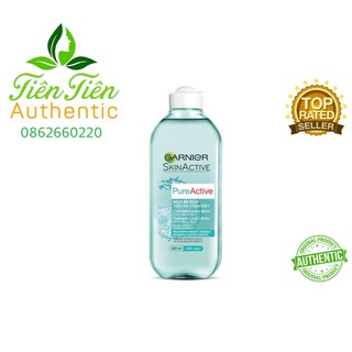 Nước tẩy trang Garnier Xanh ngọc Pure Active Solution Micellaire Tout en 1 400ml