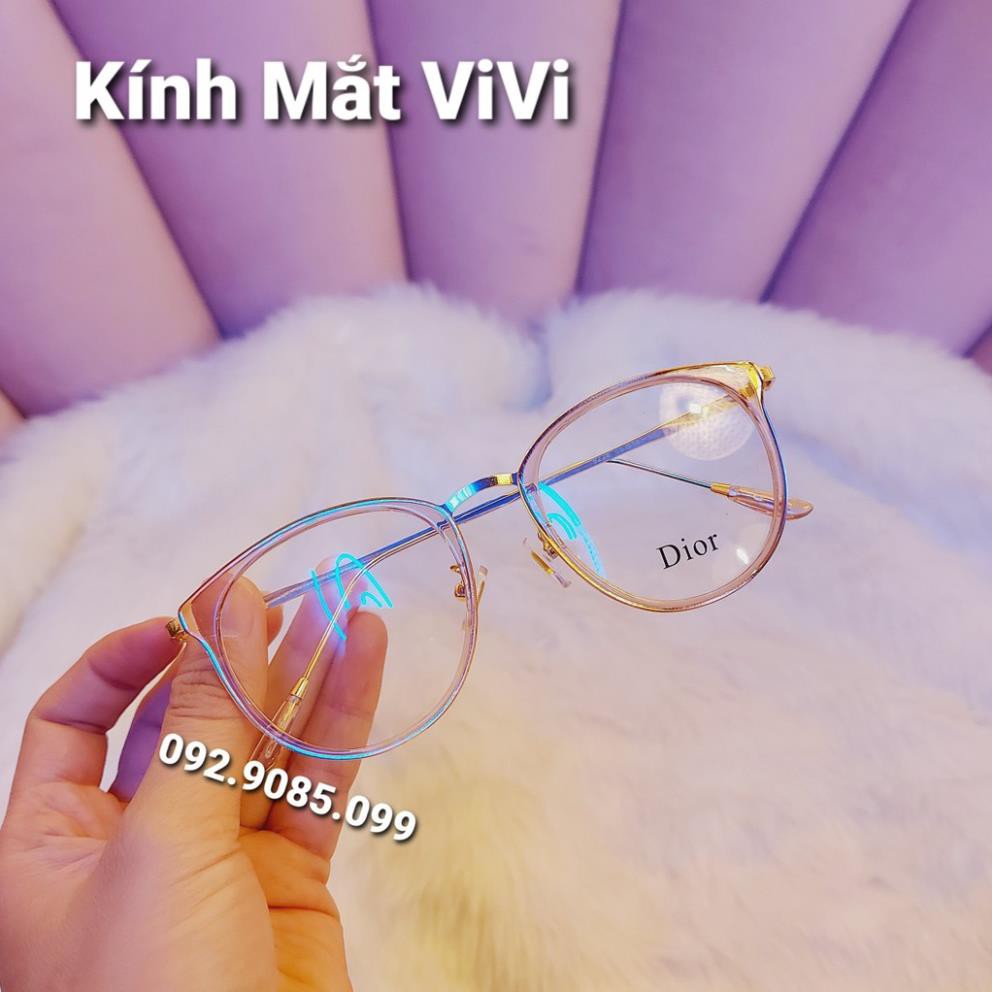 Gọng kính cận dáng tròn bầu V229 - Kính thời trang 0 độ | BigBuy360 - bigbuy360.vn