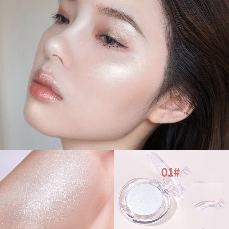 Phấn nhũ bắt sáng ô tròn mềm mịn lên tone chuẩn, Phấn nhũ đủ màu cho chị em lựa chọn