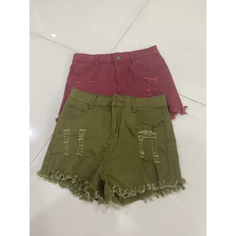 quần short kaki nữ  hàng si size m