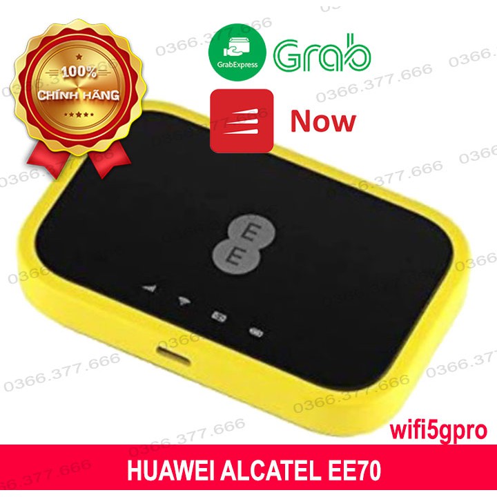 Bộ Phát Wifi Di Động 3G/4G Alcatel EE70 Tốc Độ 300Mbps, Pin 2150mAh. Hỗ Trợ 20 user