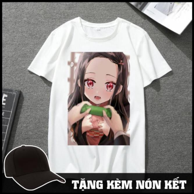 Vải Cotton Siêu Xịn (3 HÌNH) ÁO THUN NEZUKO NAM NỮ 2 VHL Store
