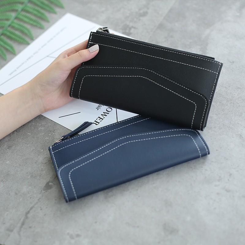 Ví Nữ Cầm Tay Basic Mỏng Nhẹ Dáng Bìa Thư Siêu Xinh V946 – Video Thật