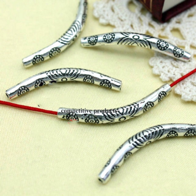 KHO SỈ  Charm ống chạm họa tiết - Hàng loại 1 cực đẹp PL015